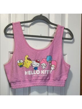 Hello Kitty Pink Crop Top Bra